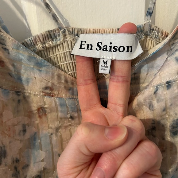 En Saison Tosca Organza Midi Floral Dress - Picture 2 of 4